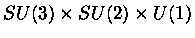 $SU(3)\times SU(2)\times U(1)$