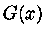$G(x)$
