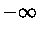 $-\infty$